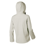 Damen-Softshelljacke mit Kapuze aus Polyester, 300 g/m2, Elevate Life Rückansicht