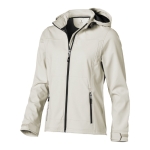 Damen-Softshelljacke mit Kapuze aus Polyester, 300 g/m2, Elevate Life