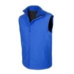 Bunte atmungsaktive Softshell-Westen bedrucken, MKT Balmax farbe blau