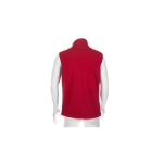 Bunte atmungsaktive Softshell-Westen bedrucken, MKT Balmax farbe rot vierte Ansicht