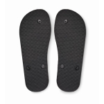 Flipflops mit Sublimationstechnik bedrucken farbe schwarz dritte Ansicht