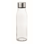 Glasflasche mit Ihrem Firmenlogo in mehreren Farben, 500 ml farbe transparent