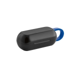 In-Ear Kopfhörer mit Bluetooth 5.0 in Ladebox in Schwarz als Giveaway farbe köngisblau