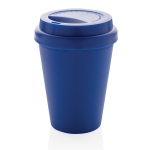 Werbeartikel Becher To Go aus Recycling-PP, 300 ml farbe blau