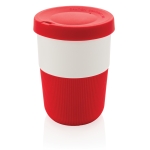 Nachhaltige Kaffeetasse To Go Tasse in  verschiedenen Farben, 380 ml farbe rot