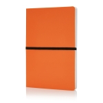 Softcover-Notizbuch mit linierten Seiten als Werbegeschenk, A5 farbe orange