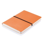 Softcover-Notizbuch mit linierten Seiten als Werbegeschenk, A5 farbe orange zweite Ansicht