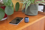 Bluetooth-Lautsprecher Pocket farbe marineblau Lifestyle-Bild