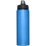 Große Aluminium Sportflasche mit Strohhalm, BPA-frei, 800 ml farbe blau