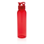 BPA-freie Trinkflasche auf Kunststoff mit Logo bedrucken, 650 ml farbe rot