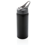 BPA-freie Aluminiumflasche mit Klappmechanismus, 800 ml farbe schwarz