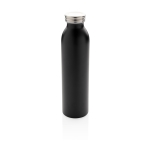 Thermo Trinkflasche mit tropfsicherem Verschluss, 600 ml farbe schwarz