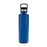 Thermoflasche mit Aufgussdeckel und Öffnung für Eiswürfel, 600 ml farbe blau