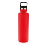 Thermoflasche mit Aufgussdeckel und Öffnung für Eiswürfel, 600 ml farbe rot