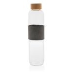 Bedruckte Wasserflasche aus Borosilikatglas, 750 ml farbe transparent zweite Ansicht