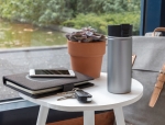 Thermosbecher aus Keramik mit Schiebefunktion im Deckel, 500 ml farbe grau Lifestyle-Bild