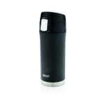 Doppelwandiger schwarzer Thermosbecher mit Logo, 300 ml farbe schwarz