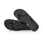 Flipflops für den Sommer bedrucken farbe schwarz erste Ansicht