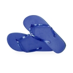 Flipflops für den Sommer bedrucken farbe blau erste Ansicht