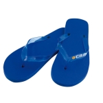 Flipflops für den Sommer bedrucken farbe blau