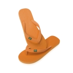 Brasileiras-Flipflops mit Logo bedrucken farbe orange erste Ansicht