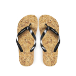 Bedruckbare Flipflops mit gedrucktem Korkeffekt Ansicht mit Druckbereich