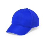 Baseball Cap mit verstellbarem Verschluss mit Druckknöpfen farbe blau erste Ansicht