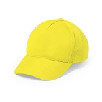 Baseball Cap mit verstellbarem Verschluss mit Druckknöpfen farbe gelb erste Ansicht