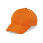 Baseball Cap mit verstellbarem Verschluss mit Druckknöpfen farbe orange erste Ansicht