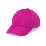 Baseball Cap mit verstellbarem Verschluss mit Druckknöpfen farbe pink erste Ansicht