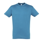 Unisex T-Shirts aus 100 % Baumwolle, 150 g/m2, SOL'S Regent farbe cyan-blau