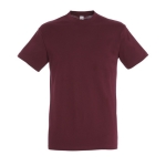 Unisex T-Shirts aus 100 % Baumwolle, 150 g/m2, SOL'S Regent farbe granatrot achte Ansicht