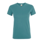 Günstiges Damen-T-Shirt aus 100 % Baumwolle, 150 g/m2, SOL'S Regent farbe türkis