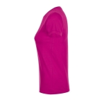 Günstiges Damen-T-Shirt aus 100 % Baumwolle, 150 g/m2, SOL'S Regent farbe pink seitliche Ansicht