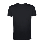 T-Shirts aus Baumwolle bedrucken, 150 g/m2, SOL'S Regent Fit farbe schwarz dritte Ansicht