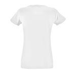 T-Shirts aus Baumwolle für Damen bedrucken, 150 g/m2, SOL'S Regent Fit farbe weiß Rückansicht