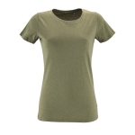 T-Shirts aus Baumwolle für Damen bedrucken, 150 g/m2, SOL'S Regent Fit farbe khaki