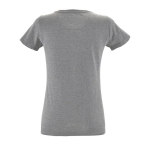 T-Shirts aus Baumwolle für Damen bedrucken, 150 g/m2, SOL'S Regent Fit farbe grau mamoriert Rückansicht