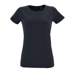 T-Shirts aus Baumwolle für Damen bedrucken, 150 g/m2, SOL'S Regent Fit farbe marineblau