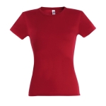 Damen-T-Shirt aus 100 % Baumwolle, 150 g/m2, SOL'S Miss farbe rot fünfte Ansicht