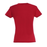 Damen-T-Shirt aus 100 % Baumwolle, 150 g/m2, SOL'S Miss farbe rot Rückansicht