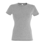 Damen-T-Shirt aus 100 % Baumwolle, 150 g/m2, SOL'S Miss farbe grau mamoriert