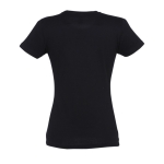 Damen-T-Shirt aus 100 % Baumwolle in vielen Farben, 190 g/m2, SOL'S Imperial farbe schwarz Rückansicht