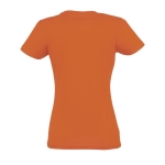 Damen-T-Shirt aus 100 % Baumwolle in vielen Farben, 190 g/m2, SOL'S Imperial farbe orange Rückansicht