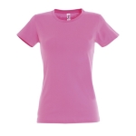 Damen-T-Shirt aus 100 % Baumwolle in vielen Farben, 190 g/m2, SOL'S Imperial farbe rosa