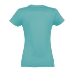 Damen-T-Shirt aus 100 % Baumwolle in vielen Farben, 190 g/m2, SOL'S Imperial farbe türkis Rückansicht