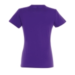 Damen-T-Shirt aus 100 % Baumwolle in vielen Farben, 190 g/m2, SOL'S Imperial farbe violett Rückansicht