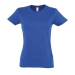 Damen-T-Shirt aus 100 % Baumwolle in vielen Farben, 190 g/m2, SOL'S Imperial farbe köngisblau dritte Ansicht