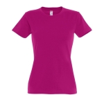 Damen-T-Shirt aus 100 % Baumwolle in vielen Farben, 190 g/m2, SOL'S Imperial farbe pink