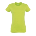 Damen-T-Shirt aus 100 % Baumwolle in vielen Farben, 190 g/m2, SOL'S Imperial farbe hellgrün achte Ansicht